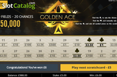 Οθόνη4. Golden Ace (G.Games) Κουλοχέρης