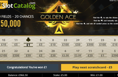 Οθόνη5. Golden Ace (G.Games) Κουλοχέρης