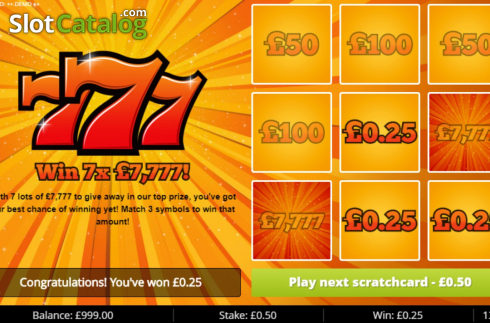 Οθόνη5. 777 (G.Games) Κουλοχέρης
