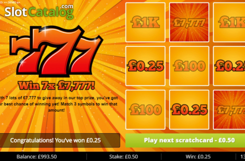 Οθόνη6. 777 (G.Games) Κουλοχέρης