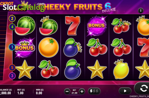 Οθόνη2. Cheeky Fruits 6 Deluxe Κουλοχέρης