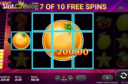 Οθόνη5. Cheeky Fruits 6 Deluxe Κουλοχέρης