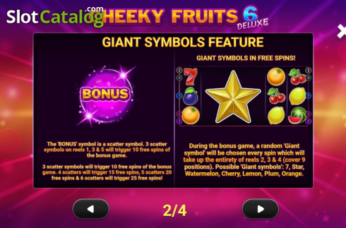 Οθόνη9. Cheeky Fruits 6 Deluxe Κουλοχέρης