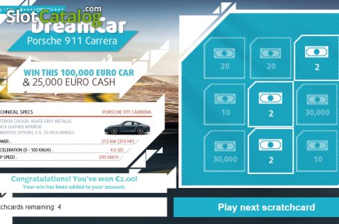 Οθόνη3. Dream Car Porsche Κουλοχέρης