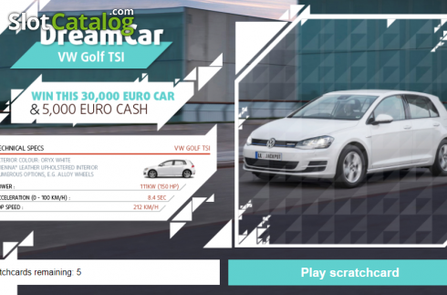 Οθόνη2. Dream Car Golf Κουλοχέρης