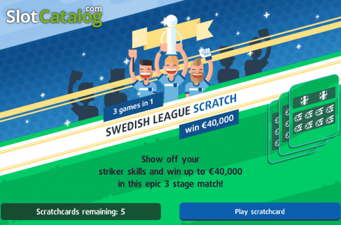 Οθόνη2. Swedish League Scratch Κουλοχέρης