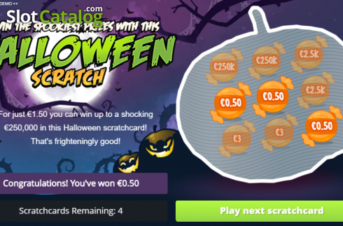 Οθόνη3. Halloween Scratch Κουλοχέρης