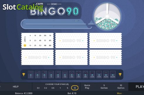 Οθόνη2. Bingo 90 (G.Games) Κουλοχέρης