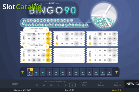 Οθόνη4. Bingo 90 (G.Games) Κουλοχέρης