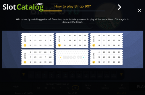 Οθόνη5. Bingo 90 (G.Games) Κουλοχέρης