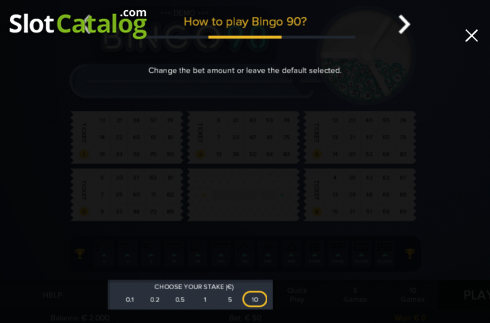 Οθόνη6. Bingo 90 (G.Games) Κουλοχέρης