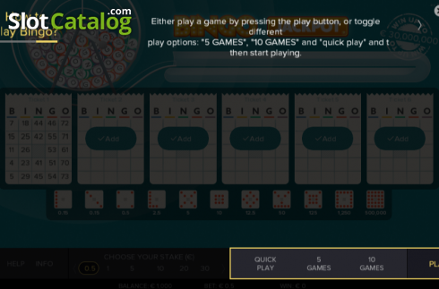 Οθόνη7. Bingo Jackpot Κουλοχέρης