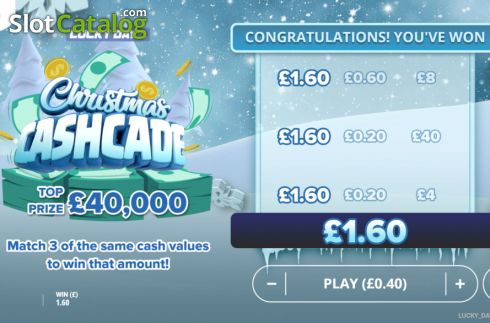 Οθόνη3. Christmas Cashcade Κουλοχέρης