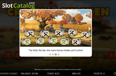 Οθόνη4. Crazy Chicken Classic Κουλοχέρης 
