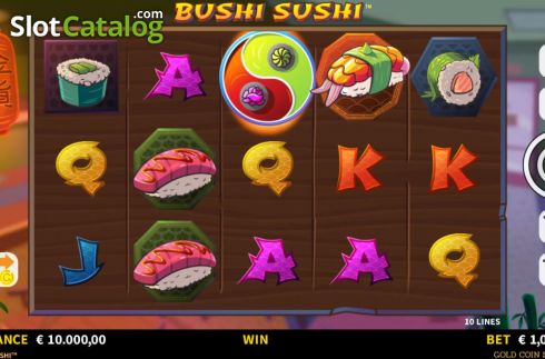 Οθόνη3. Bushi Sushi Κουλοχέρης
