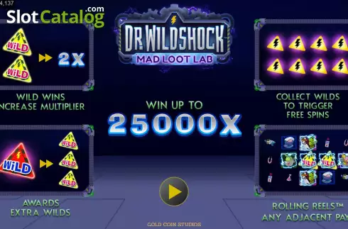 Οθόνη2. Dr Wildshock Mad Loot Lab Κουλοχέρης