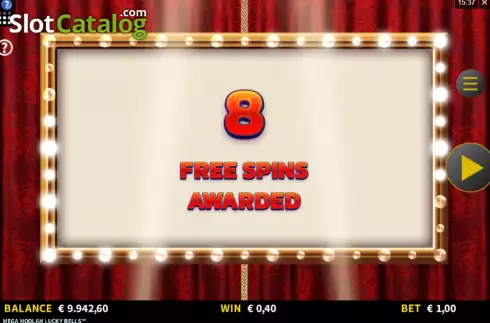Οθόνη7. Mega Moolah Lucky Bells Κουλοχέρης
