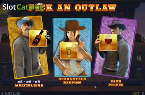 Οθόνη5. Outlaw Saloon Κουλοχέρης
