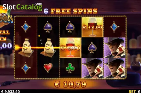 Οθόνη7. Outlaw Saloon Κουλοχέρης