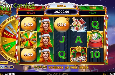 Οθόνη3. Fiona’s Christmas Fortune Κουλοχέρης 