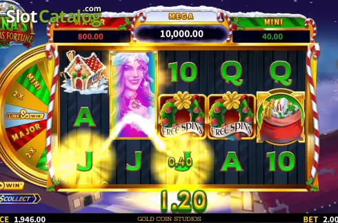 Οθόνη4. Fiona’s Christmas Fortune Κουλοχέρης 