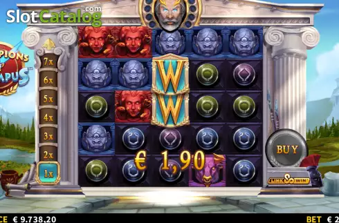 Οθόνη4. Champions of Olympus Κουλοχέρης 