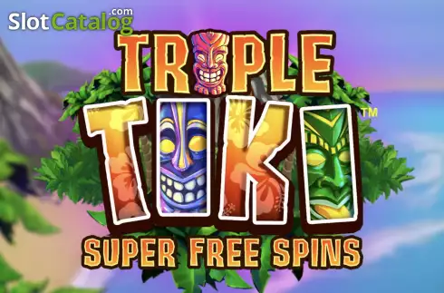 Triple Tiki Super Free Spins Λογότυπο Triple Tiki Super Free Spins Λογότυπο