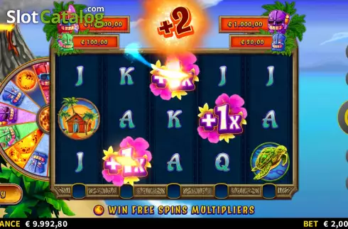 Οθόνη9. Triple Tiki Super Free Spins Κουλοχέρης