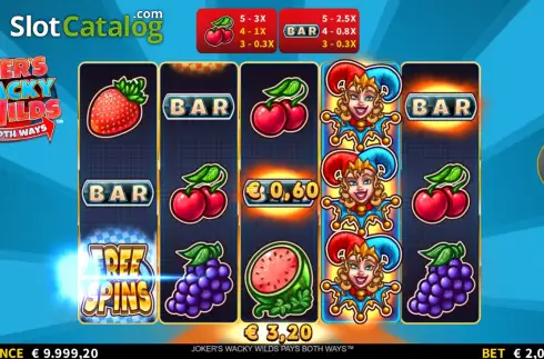 Οθόνη3. Joker’s Wacky Wilds Pays Both Ways Κουλοχέρης