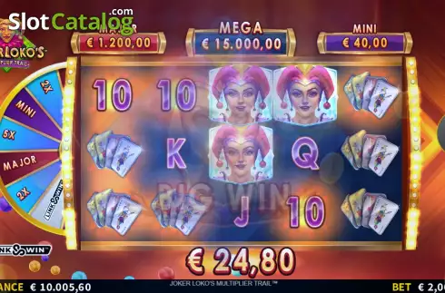 Οθόνη5. Joker Loko's Multiplier Trail Κουλοχέρης