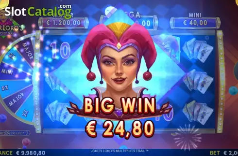 Οθόνη6. Joker Loko's Multiplier Trail Κουλοχέρης