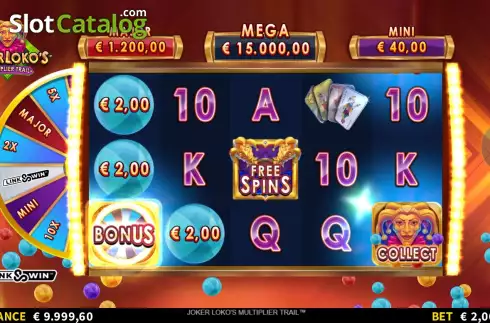 Οθόνη7. Joker Loko's Multiplier Trail Κουλοχέρης