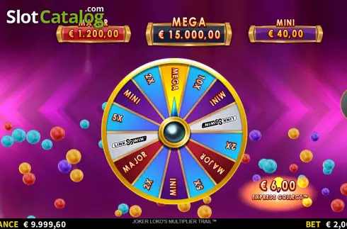 Οθόνη8. Joker Loko's Multiplier Trail Κουλοχέρης