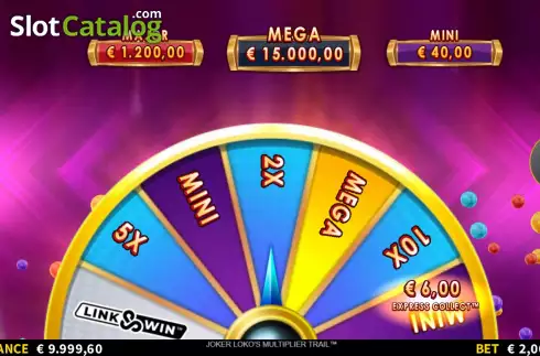 Οθόνη9. Joker Loko's Multiplier Trail Κουλοχέρης