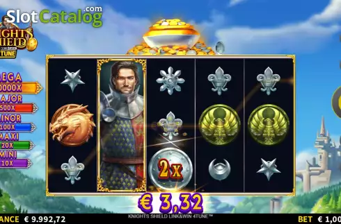 Οθόνη5. Knights Shield Link&Win 4Tune Κουλοχέρης