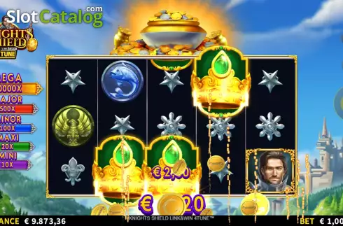 Οθόνη6. Knights Shield Link&Win 4Tune Κουλοχέρης