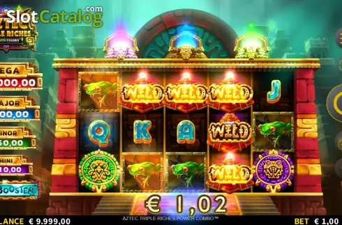 Οθόνη3. Aztec Triple Riches Power Combo Κουλοχέρης 