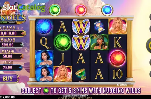 Οθόνη3. 3 Angels Power Combo Κουλοχέρης