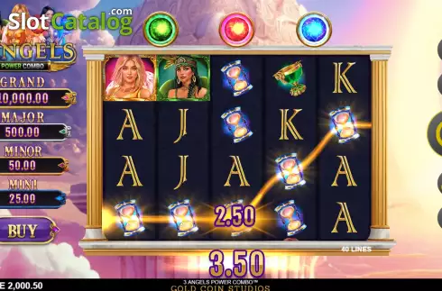 Οθόνη4. 3 Angels Power Combo Κουλοχέρης