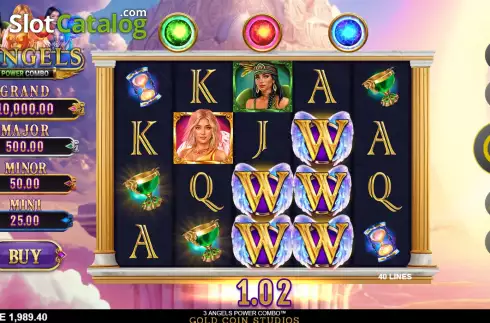 Οθόνη5. 3 Angels Power Combo Κουλοχέρης