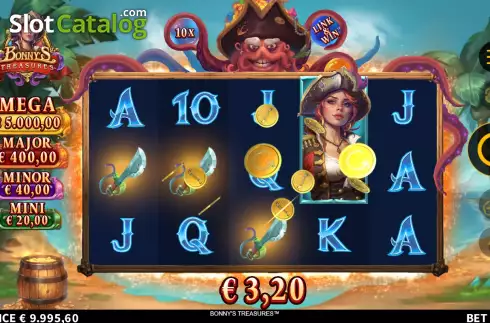 Οθόνη4. Bonny's Treasures Κουλοχέρης