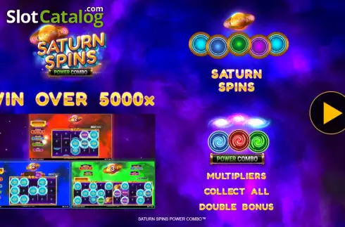 Οθόνη2. Saturn Spins Power Combo Κουλοχέρης