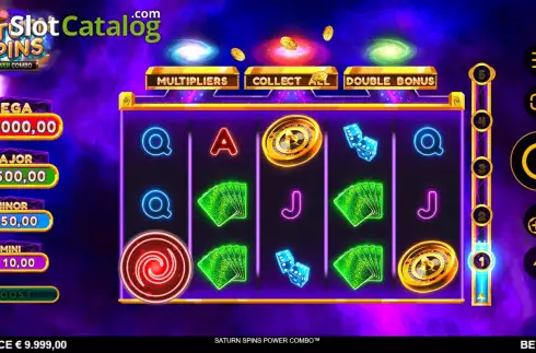 Οθόνη3. Saturn Spins Power Combo Κουλοχέρης