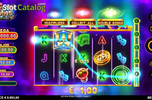 Οθόνη4. Saturn Spins Power Combo Κουλοχέρης