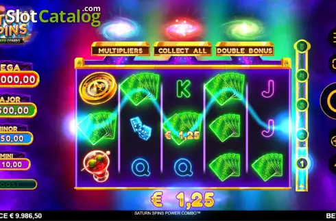 Οθόνη5. Saturn Spins Power Combo Κουλοχέρης