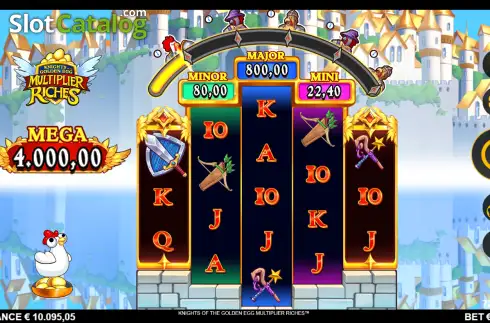 Οθόνη2. Knights of the Golden Egg Multiplier Riches Κουλοχέρης