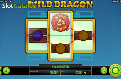 Οθόνη5. Wild Dragon (Golden Hero) Κουλοχέρης