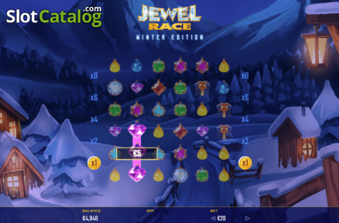 Οθόνη4. Jewel Race Winter Edition Κουλοχέρης