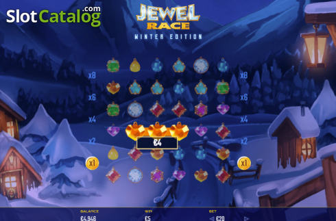 Οθόνη7. Jewel Race Winter Edition Κουλοχέρης