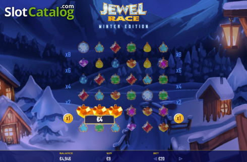 Οθόνη8. Jewel Race Winter Edition Κουλοχέρης